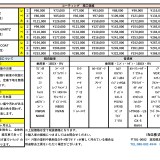 価格表ページ作成